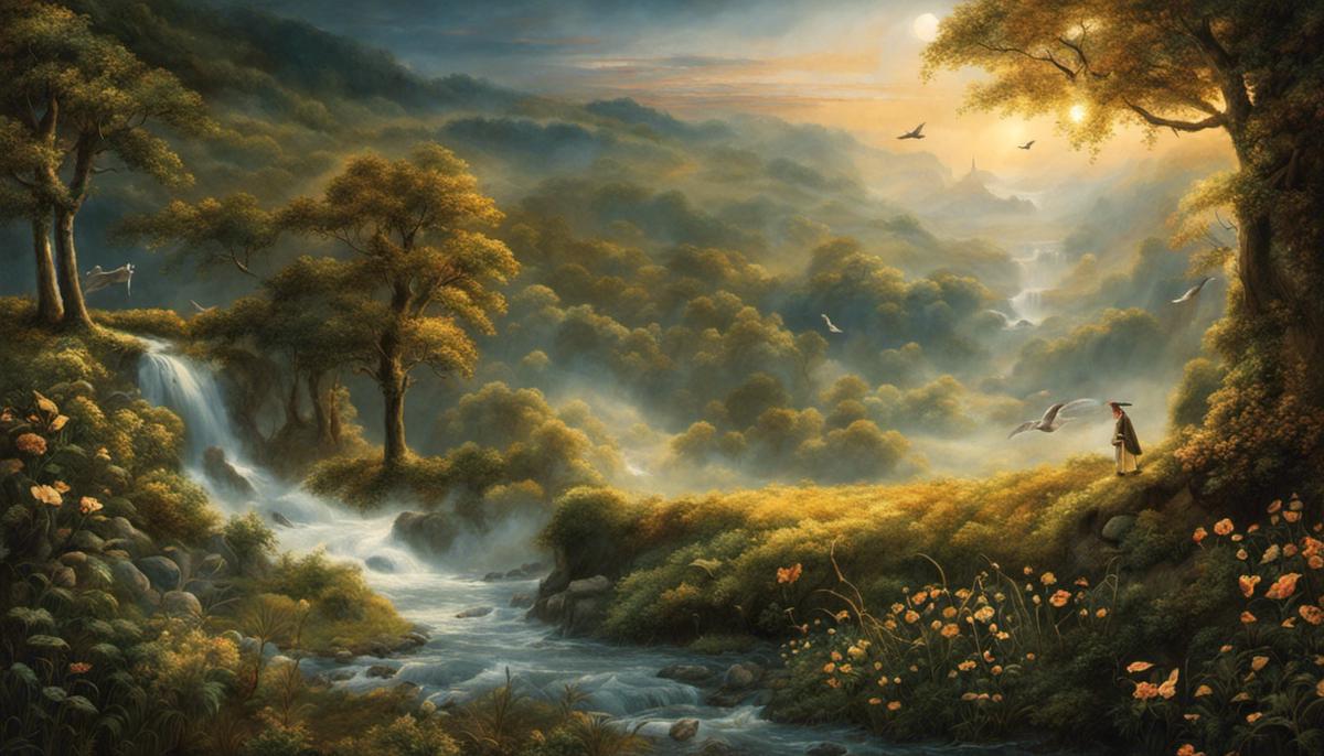 Image depicting the symbolic nature of dreams in biblical literature