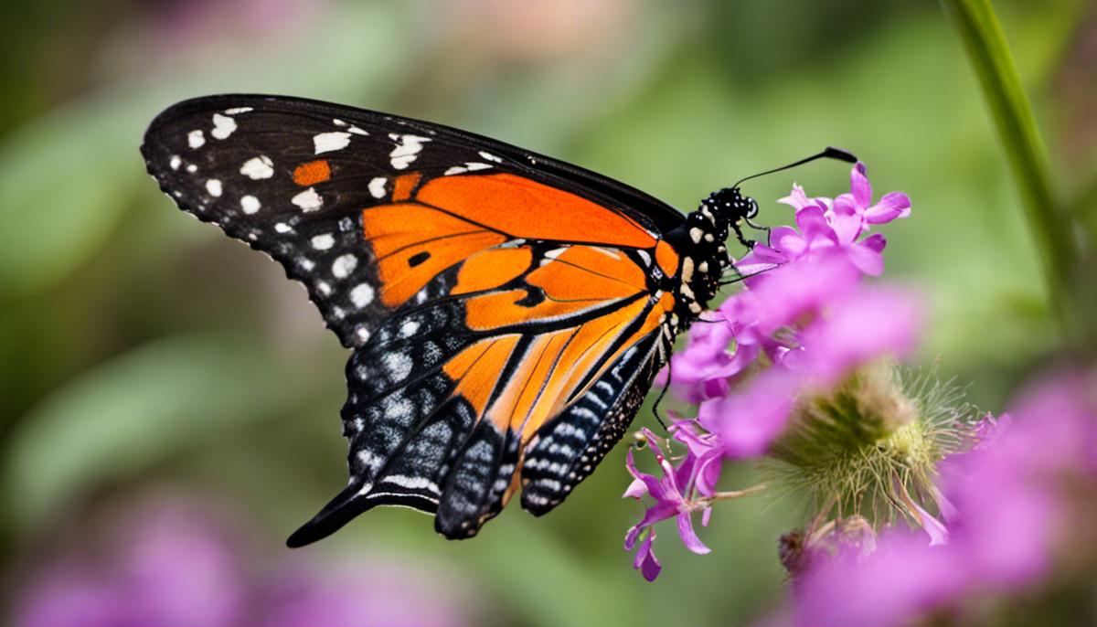 Image of a butterfly in nature, representing the beauty and symbolism discussed in the text