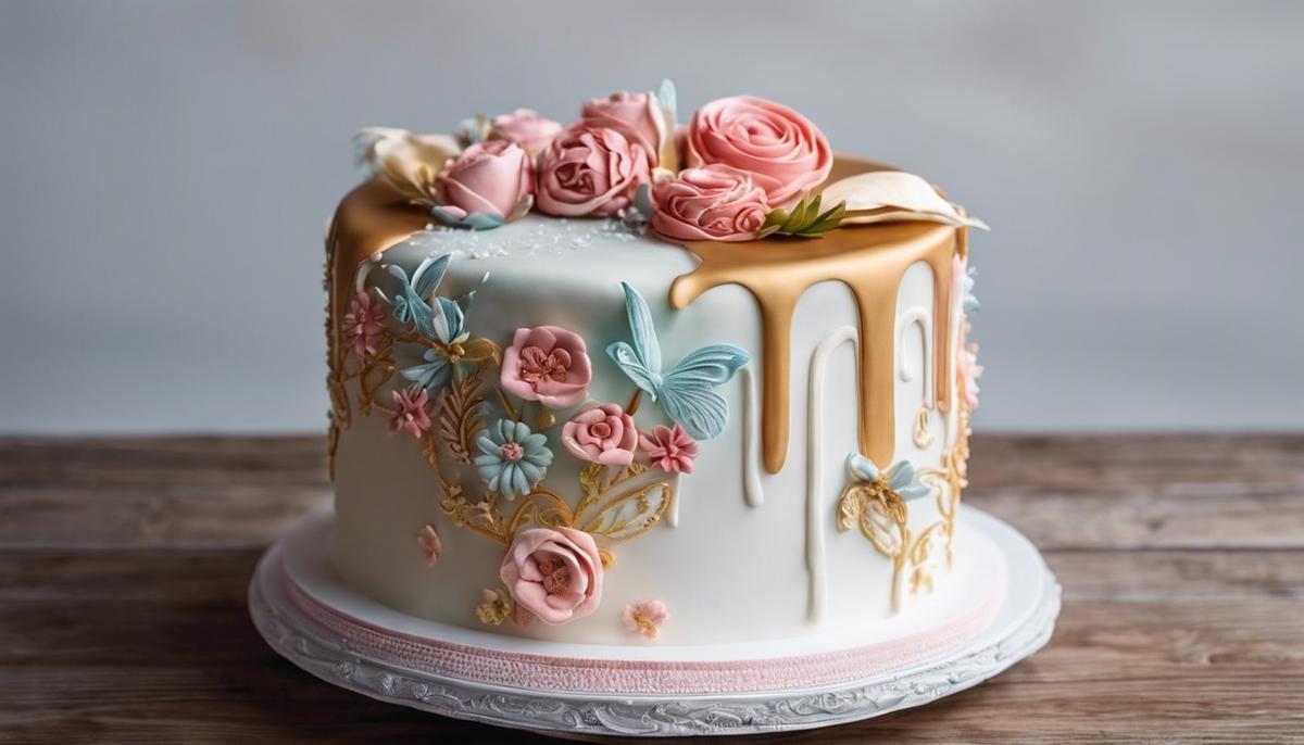 An image of a cake with icing, symbolizing the complexity of dream interpretation.