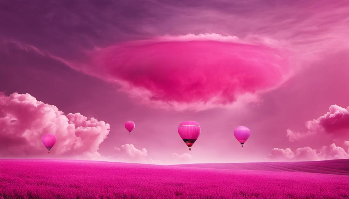 Color Psychology of Pink - Image representing the emotional resonance of the color pink in the context of dreams