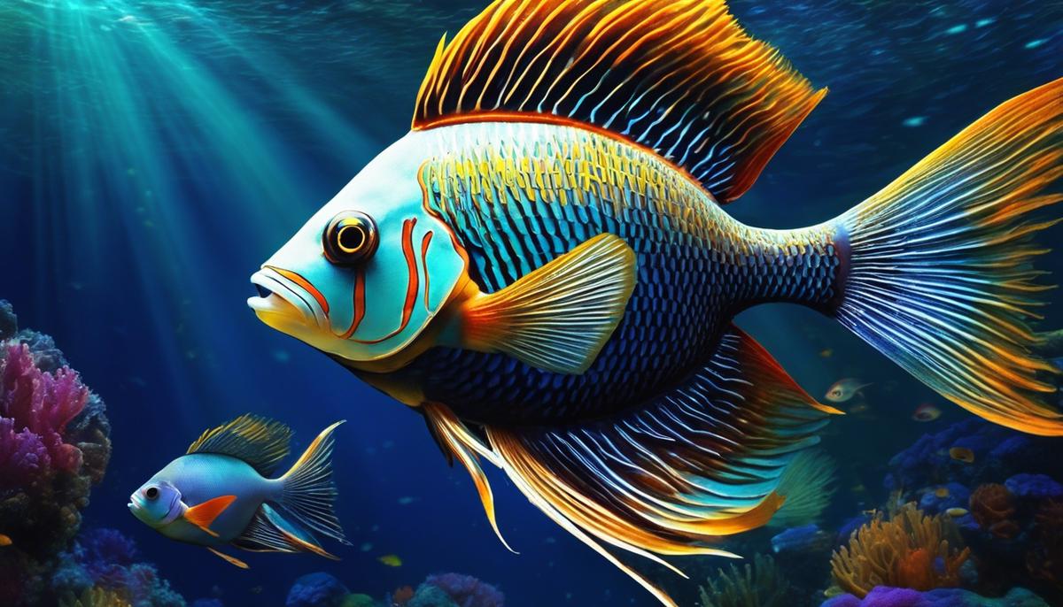 Image of fish symbolizing the depths of one's inner ocean of emotions and thoughts