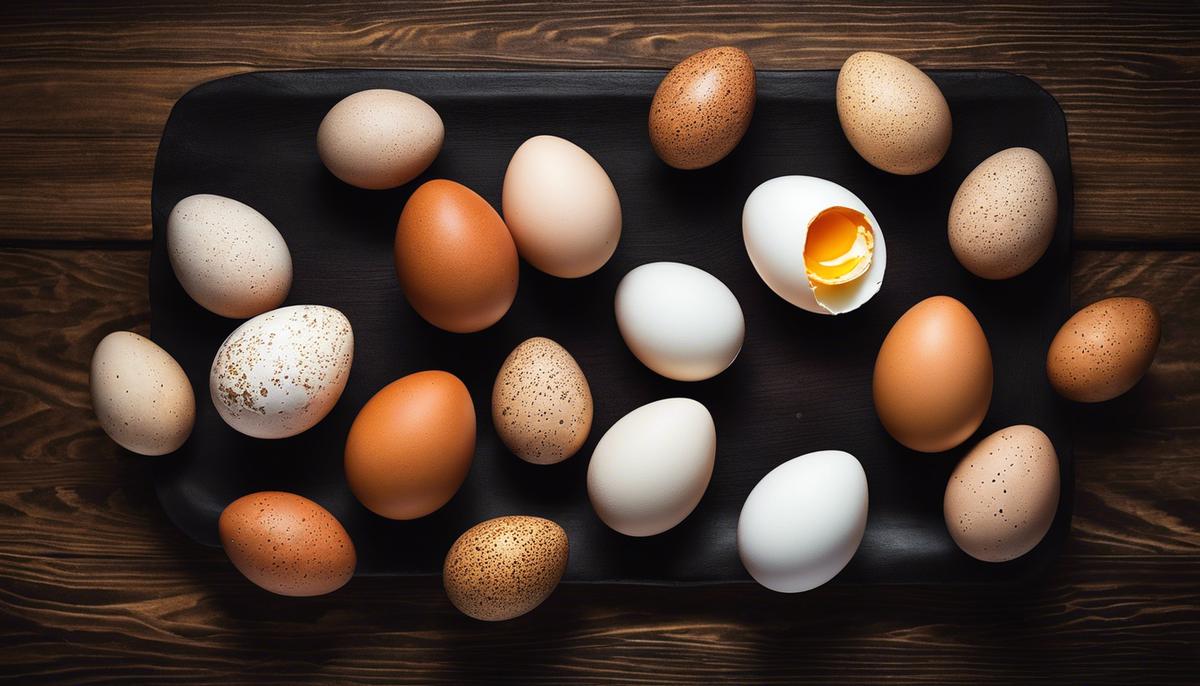 Image of eggs in a dream, representing the culinary art of eggs in dream interpretation