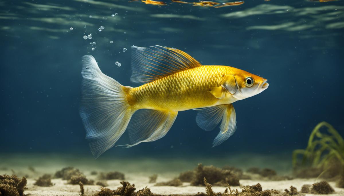 Image description: A fish out of water, gasping for air