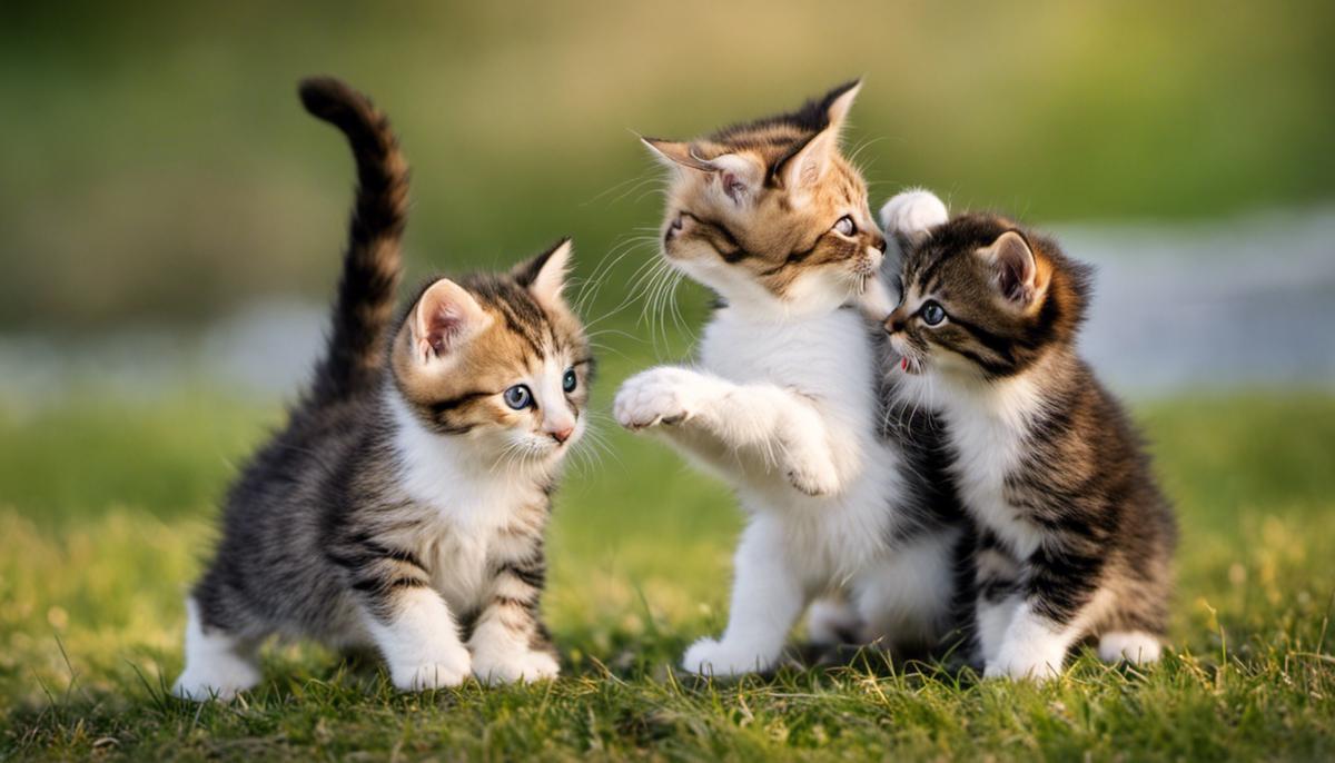Image of adorable kittens playing together, representing the metaphorical musings and biblical interpretation described in the text.