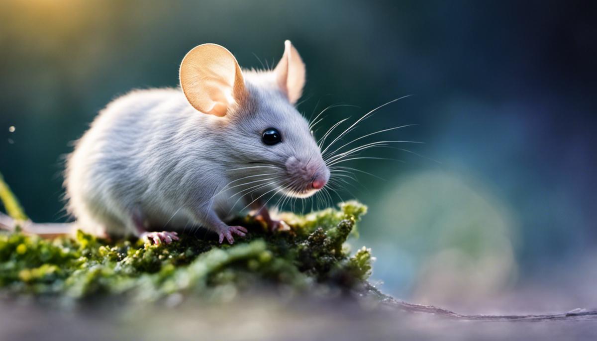 Image of a mouse in a dream representing manifold symbolic importance in dream interpretation and contributing to spiritual growth.