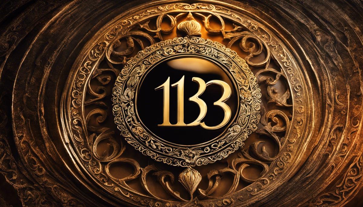 Image depicting the number 13 and its symbolism in different cultures and philosophies.