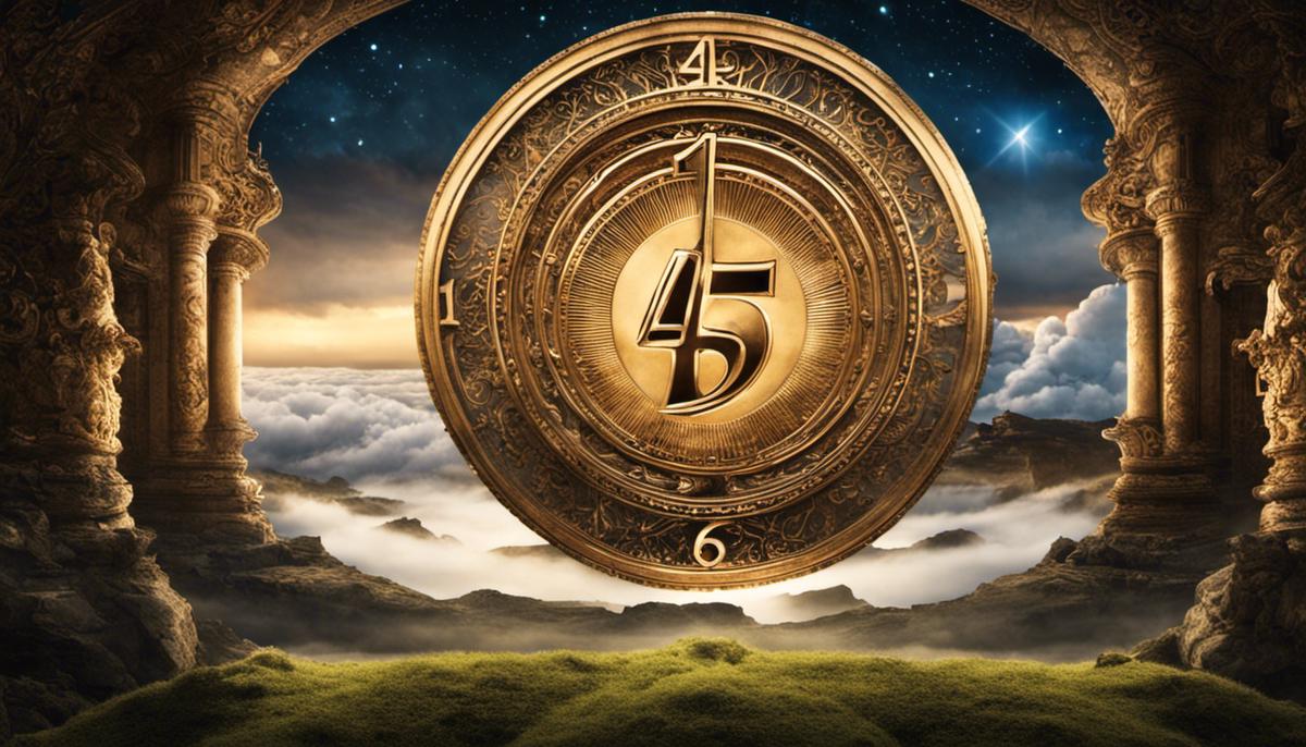 Image depicting the number 14 in a dream, symbolizing balance and transformation.