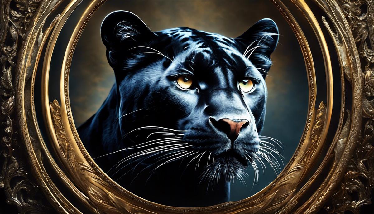 Image of a panther symbolizing power, mystery, and the depths of the human psyche