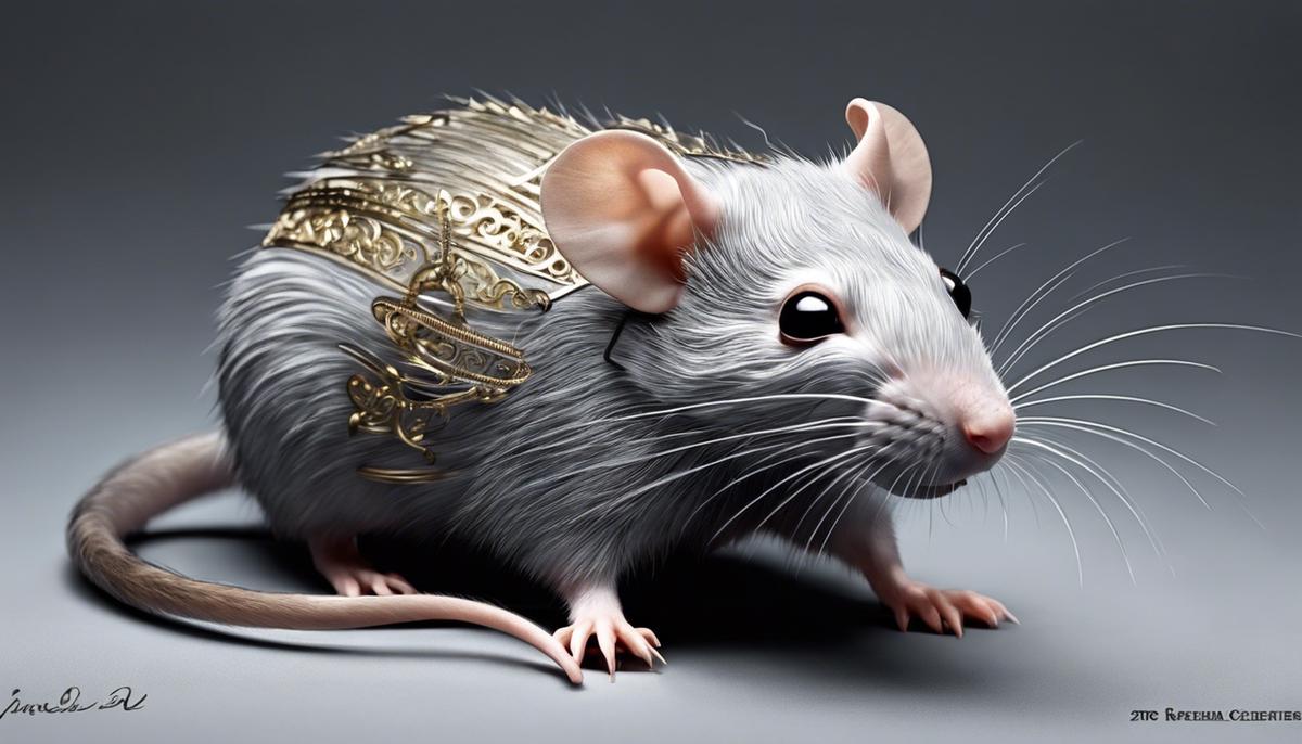 Image depicting a rat in a dream, representing personal experiences and collective symbols