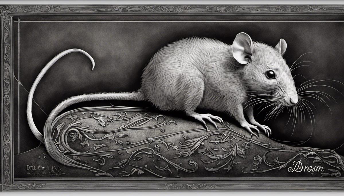 Image depicting a rat as a symbol of death, representing the text's theme about dream interpretations of dead rats from a biblical perspective