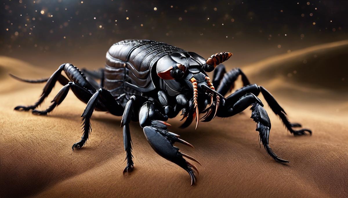 Image illustrating the concept of scorpions in dreams and their symbolic meaning