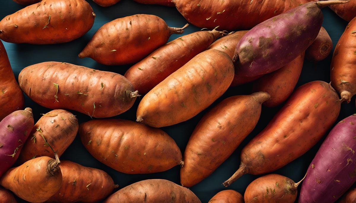 Image of sweet potatoes representing dream symbolism