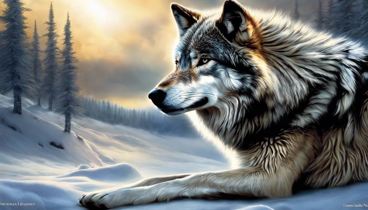 Image describing the article about the mystique of wolf dreams and their relevance to family lives.